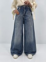 شلوار جین زنانه سوپر بگ آبی