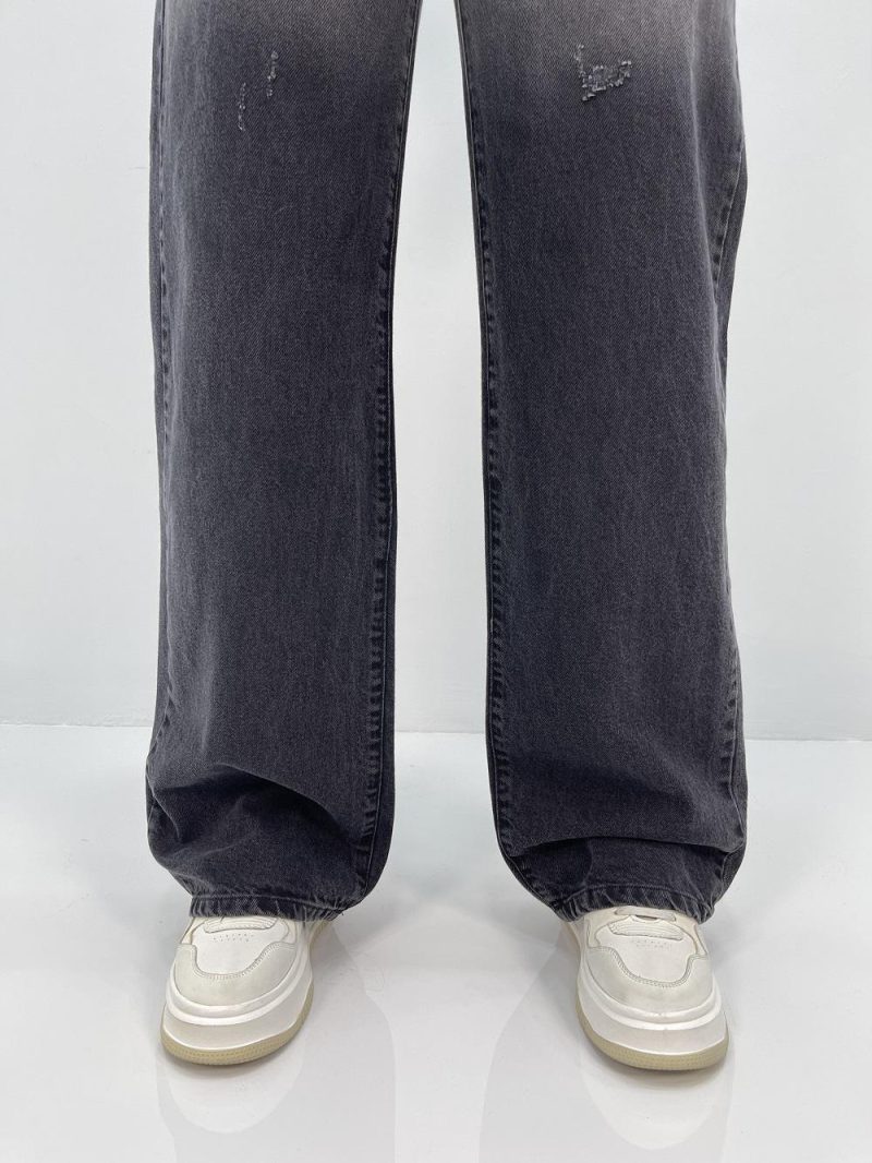 شلوار جین بگ زنانه زغالی