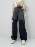 شلوار جین بگ زنانه زغالی