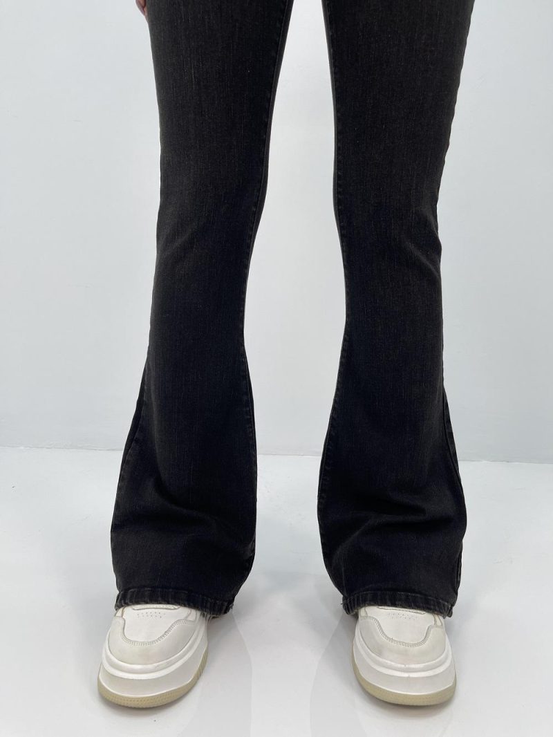 شلوار جین زنانه بوتکات زغالی