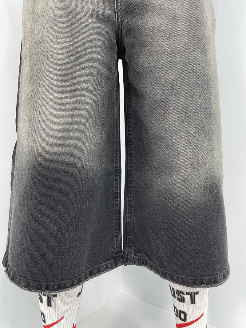 شلوارک جین زنانه زغالی قد 80