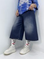 شلوارک جین زنانه آبی تیره