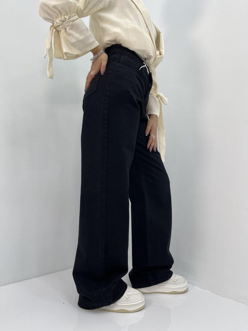 شلوار جین زنانه بگ مشکی