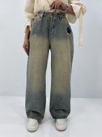 شلوار جین بگ زنانه سایز بزرگ سنگشور