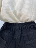 شلوار جین بگ زنانه سایز بزرگ مشکی