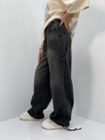 شلوار جین زنانه بالونی مکس زغالی