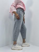 شلوار جین زنانه مام بالون یخی