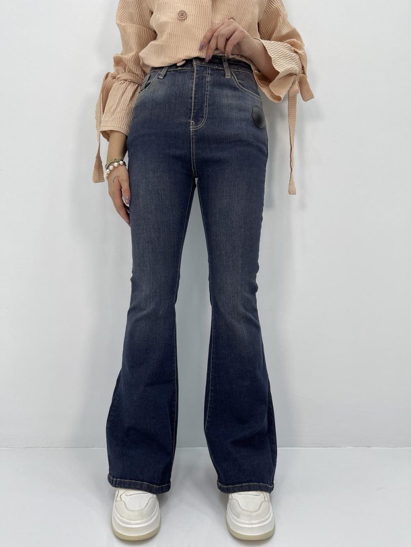 شلوار جین زنانه بوتکات سرمه ای