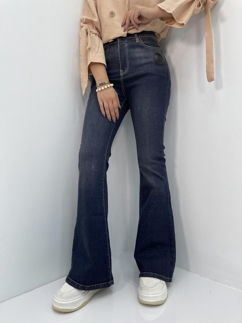 شلوار جین زنانه بوتکات سرمه ای