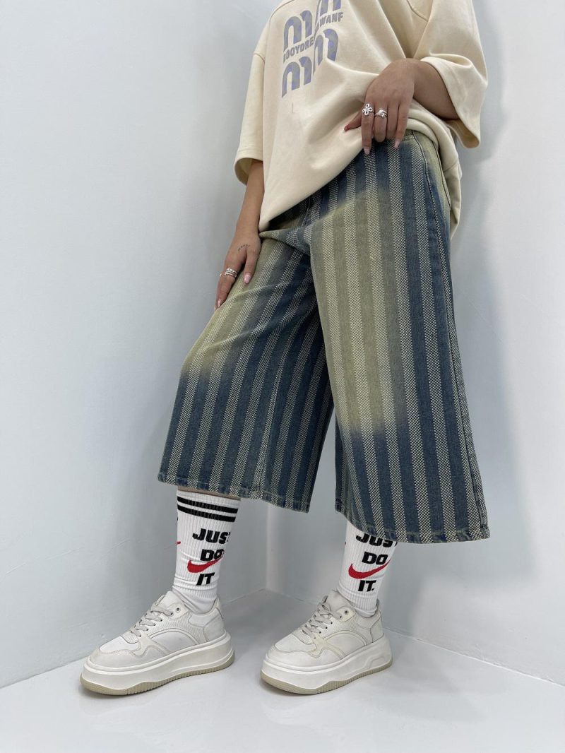 شلوارک جین زنانه طرحدار