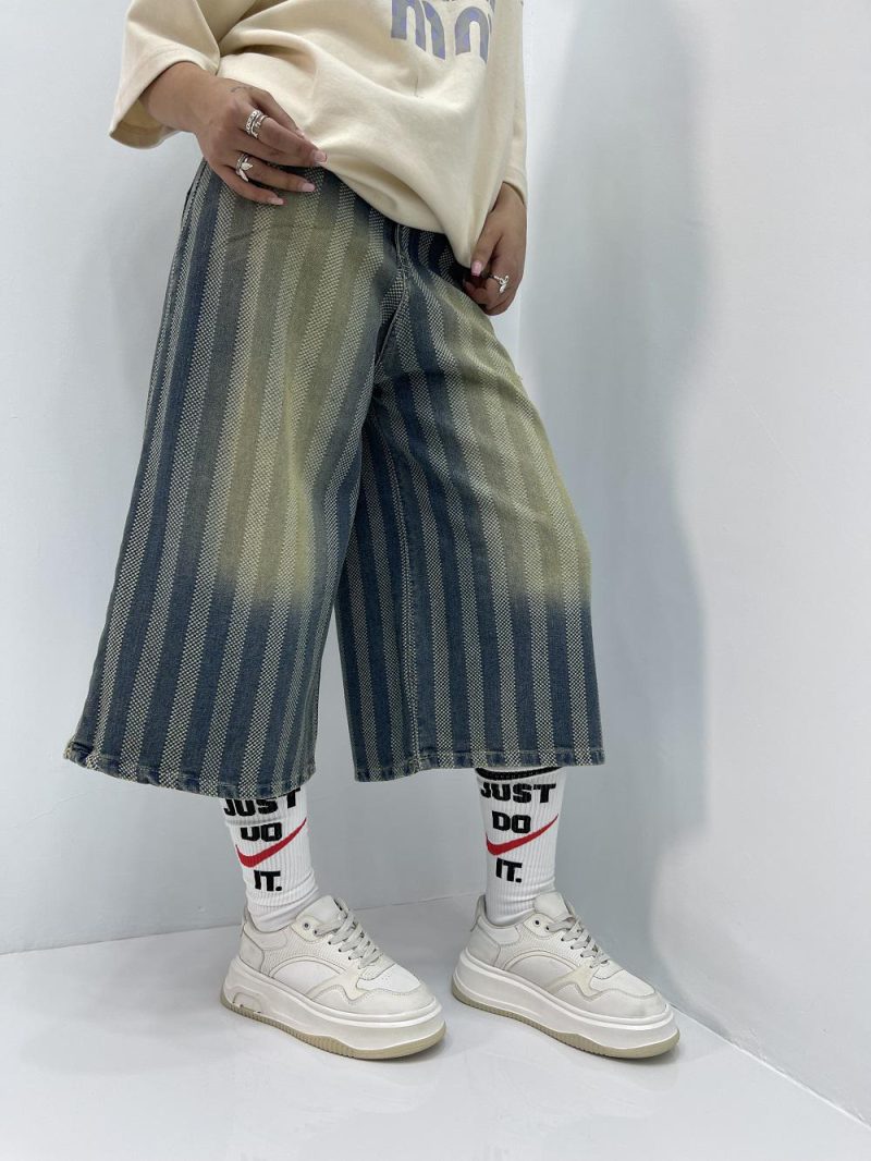 شلوارک جین زنانه طرحدار