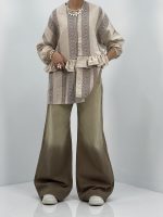 مانتو لینن تابستانه کرم