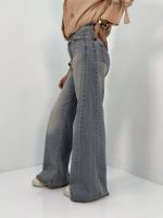 شلوار جین زنانه شافل کثیف شور