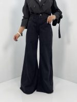 شلوار جین زنانه شافل بگ مشکی