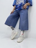 شلوارک جین زنانه آبی سنگشور