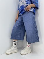 شلوارک جین زنانه آبی سنگشور