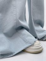 شلوار شافل بگ آبی آسمانی