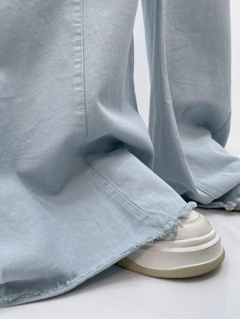 شلوار شافل بگ آبی آسمانی