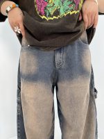 شلوار جین زنانه بالونی مکس آبی تینت