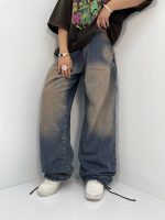 شلوار جین زنانه بالونی مکس آبی تینت