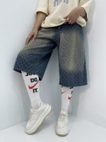 شلوارک جین زنانه طرحدار گوچی سنگشور