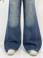 شلوار جین زنانه شافل آبی