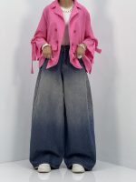 مانتو کتی تایستانه صورتی