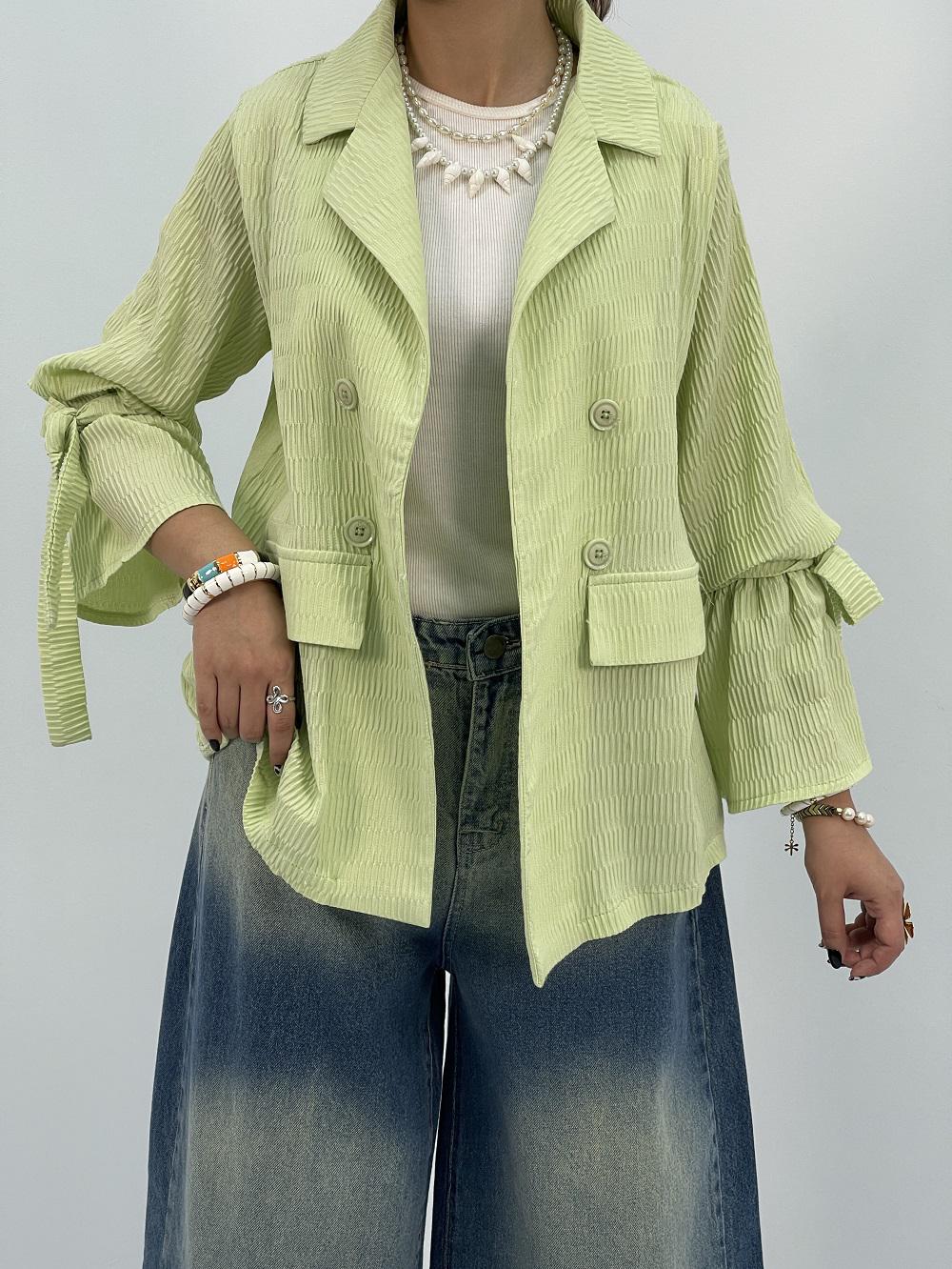 مانتو کتی تابستانه سبز روشن