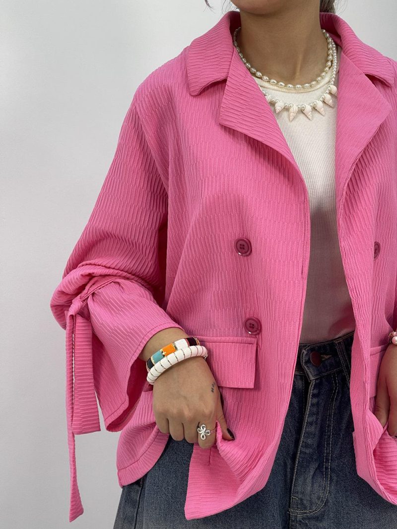 مانتو کتی تایستانه صورتی