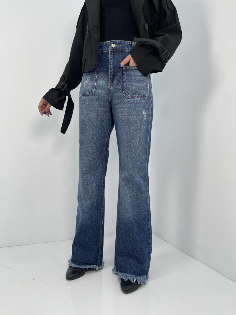 شلوار جین زنانه اسپنیش آبی