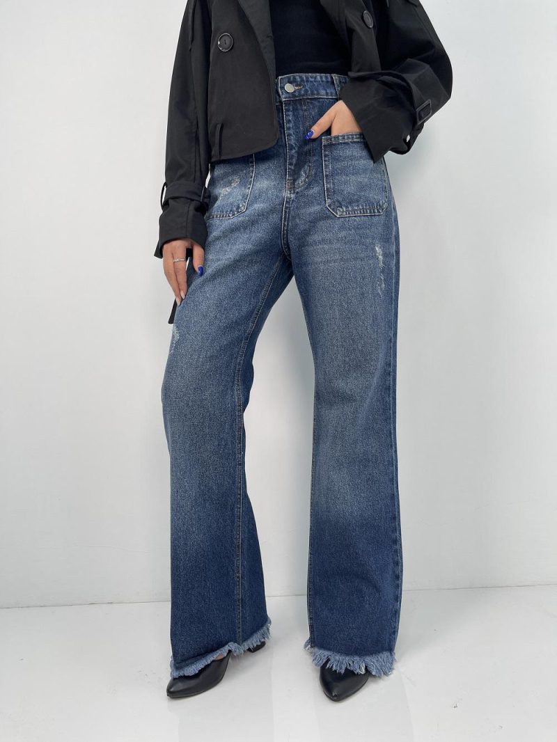 شلوار جین زنانه اسپنیش آبی