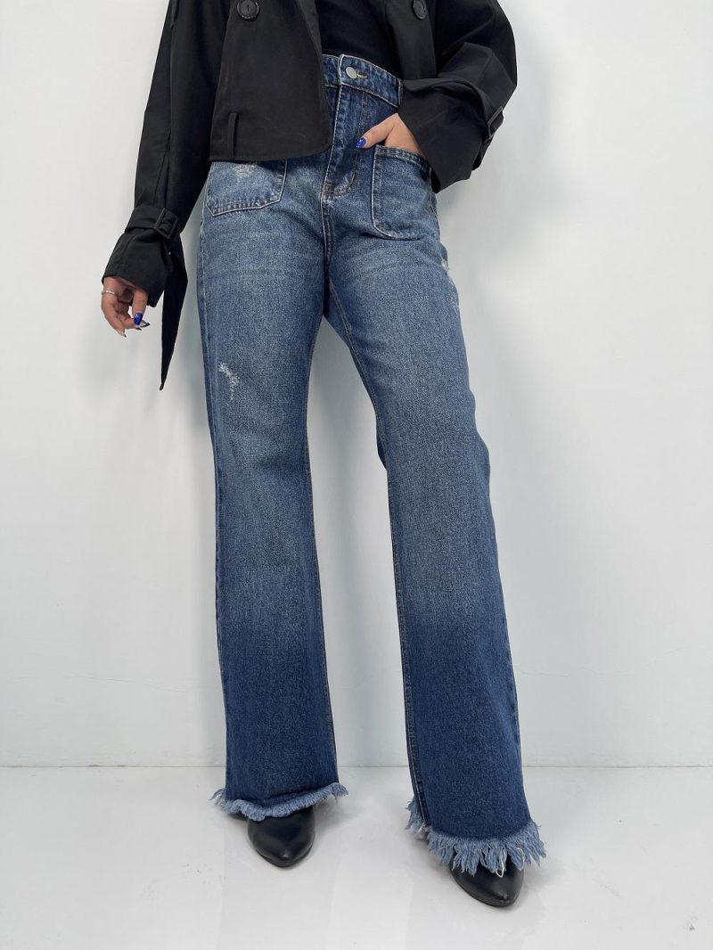 شلوار جین زنانه اسپنیش آبی