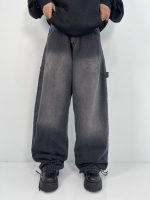 شلوار جین زنانه بالونی مکس کارپنتری زغالی