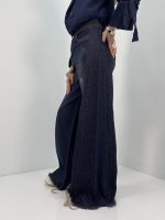 شلوار جین زنانه شافل سرمه ای