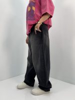 شلوار جین زنانه بالونی زغالی