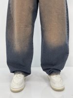 شلوار جین زنانه بالونی آبی تیره سنگشور