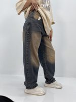 شلوار جین زنانه بالونی سنگشور آبی