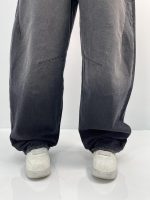 شلوار جین زنانه بالونی زغالی