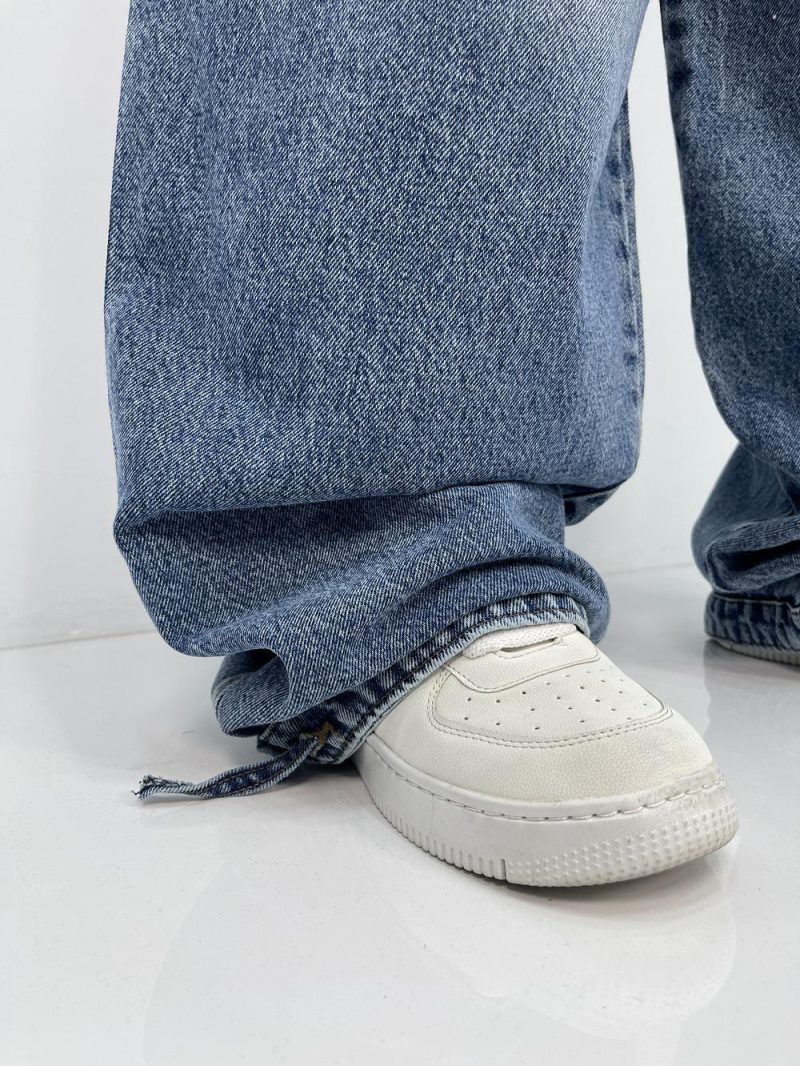 شلوار جین زنانه بالونی کارپنتری آبی