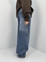 شلوار جین زنانه بالونی کارپنتری آبی