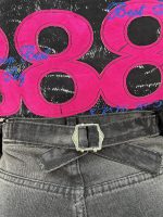 شلوار جین زنانه بالونی زغالی