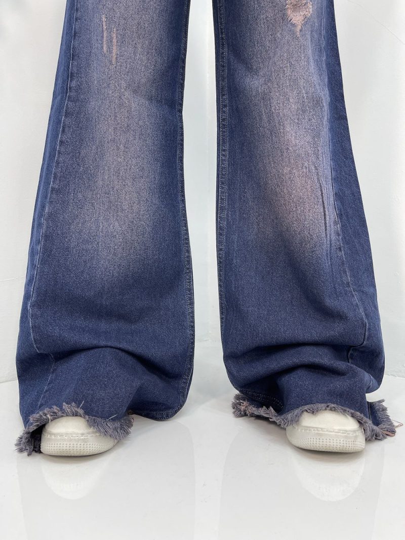 شلوار جین زنانه شافل سنگشور