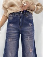 شلوار جین زنانه شافل سنگشور