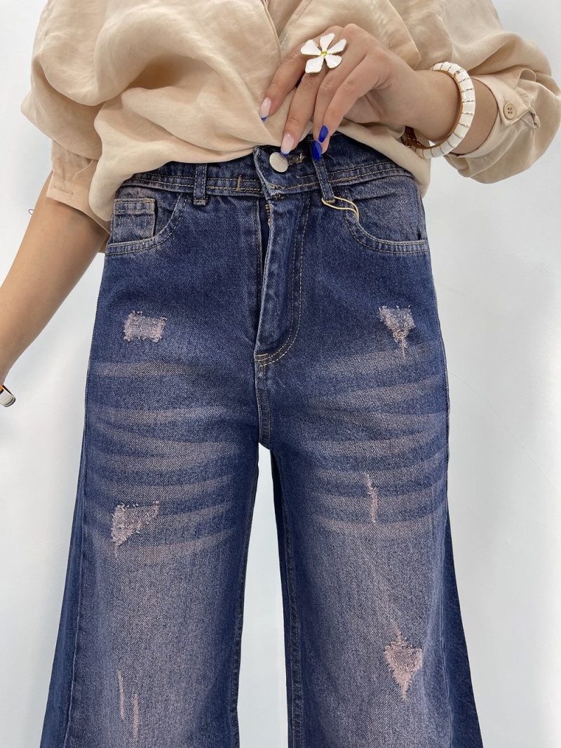 شلوار جین زنانه شافل سنگشور