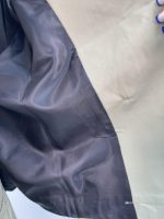 ترنچ کت زنانه کوتاه کتان زارا رنگ سبز