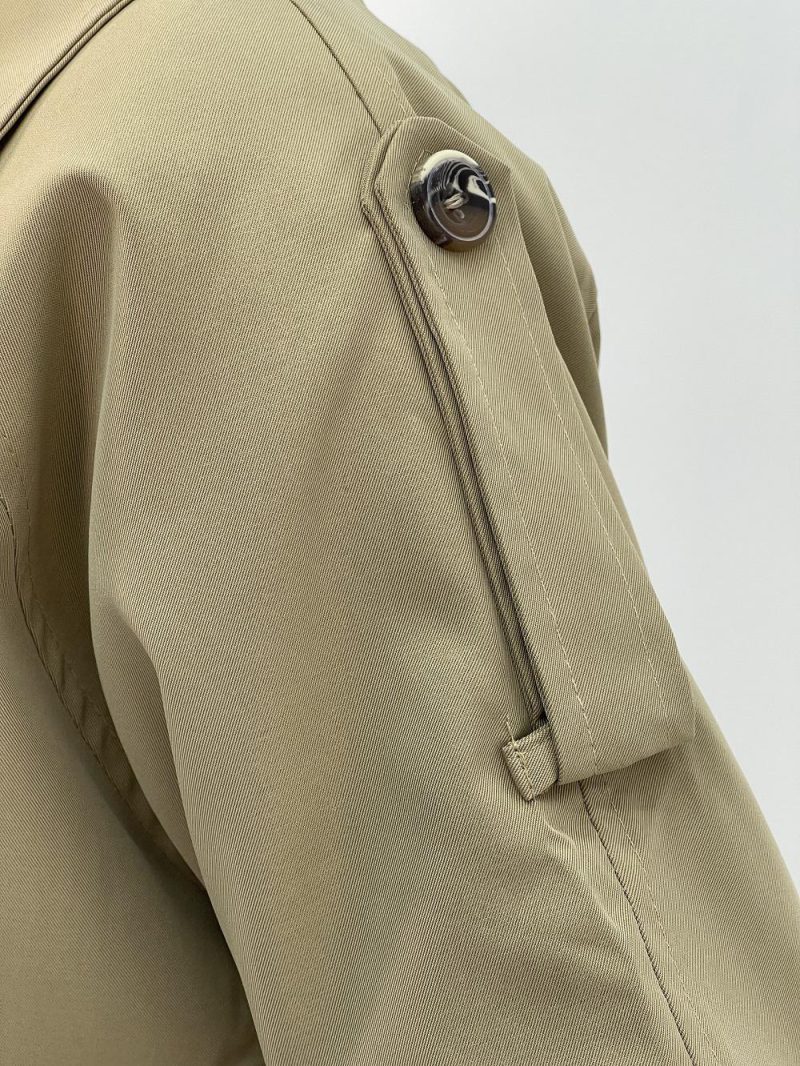 ترنچ کت زنانه کوتاه کتان زارا رنگ کرم