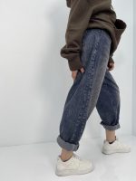 شلوار جین زنانه بالونی آبی سنگشور