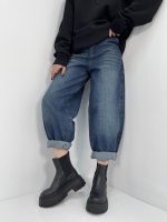 شلوار جین زنانه بالونی آبی سنگشور