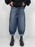 شلوار جین زنانه بالونی آبی سنگشور