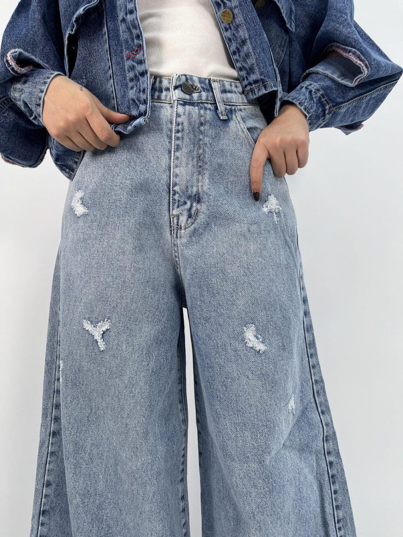 شلوار جین زنانه سوپر بگ یخی